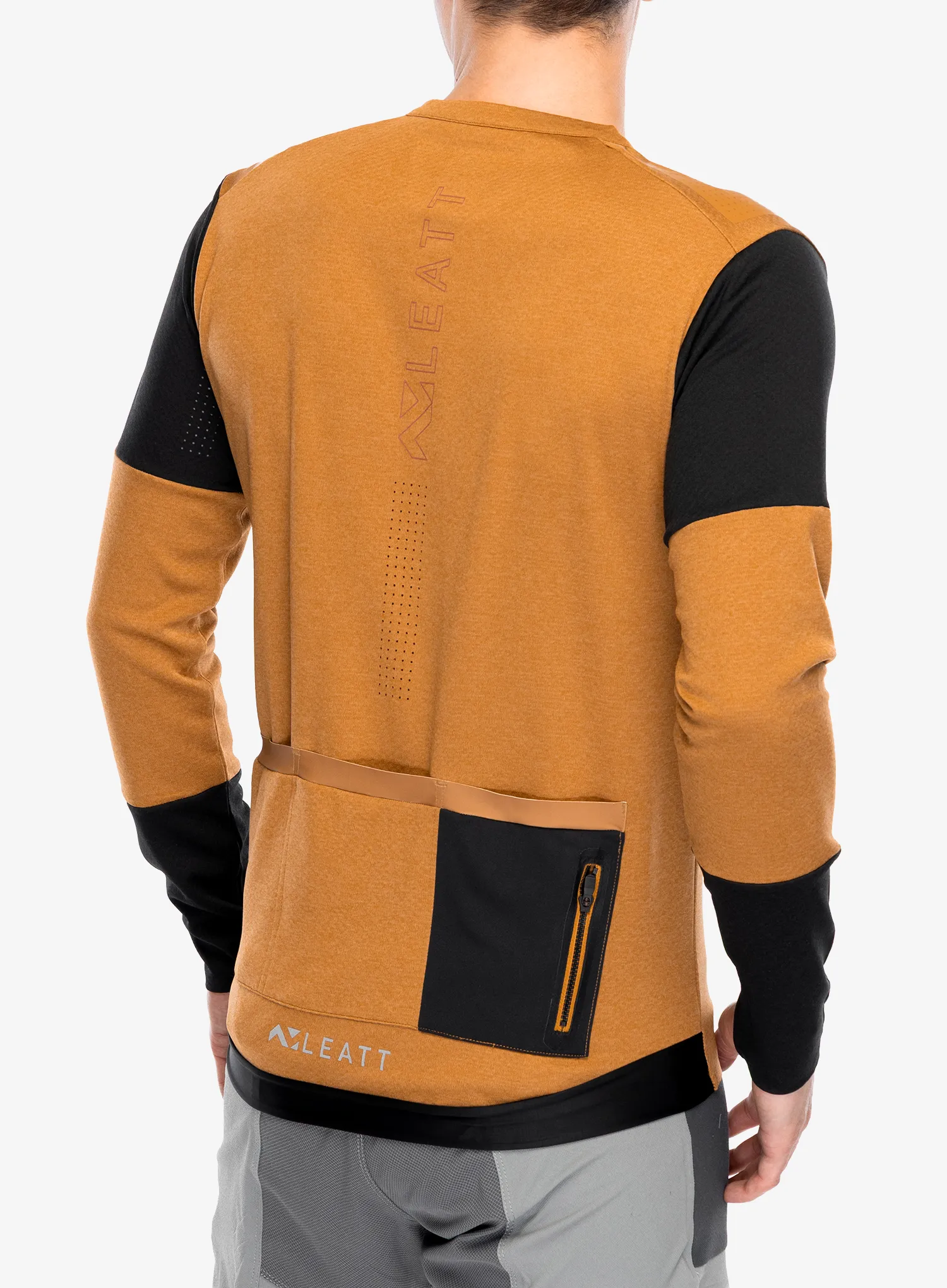 Kolesarska jopa Leatt Jersey MTB Trail 4.0 - peanut