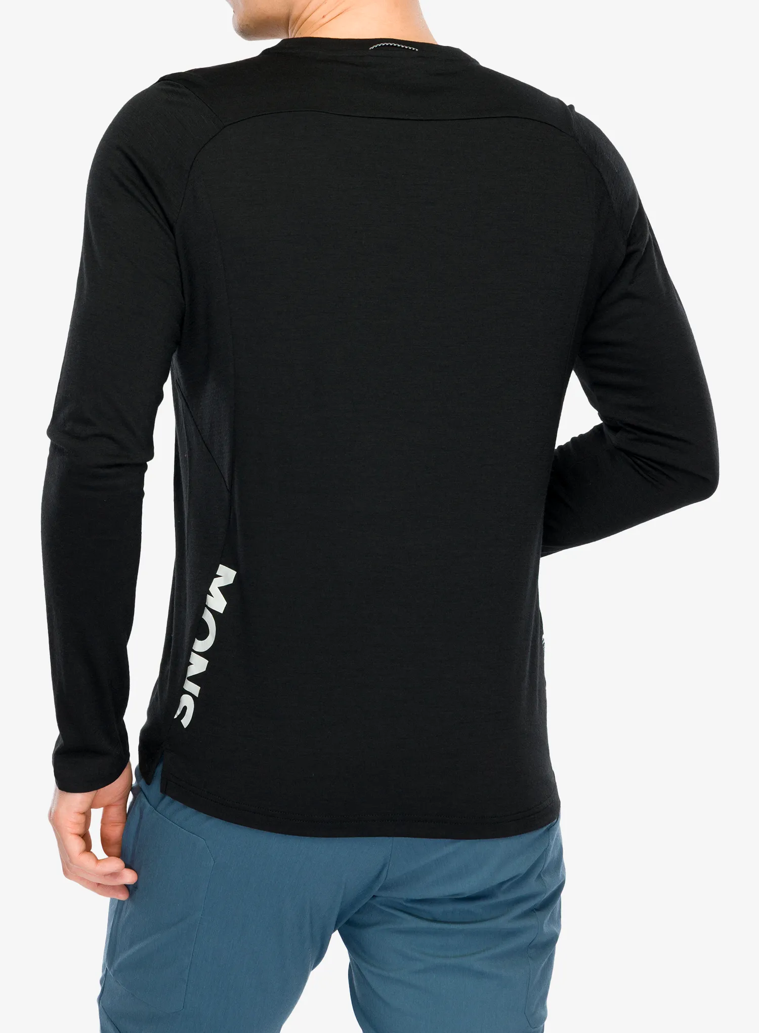 Kolesarska jopa Mons Royale Diversion Merino Bike Jersey Long Sleeve - black