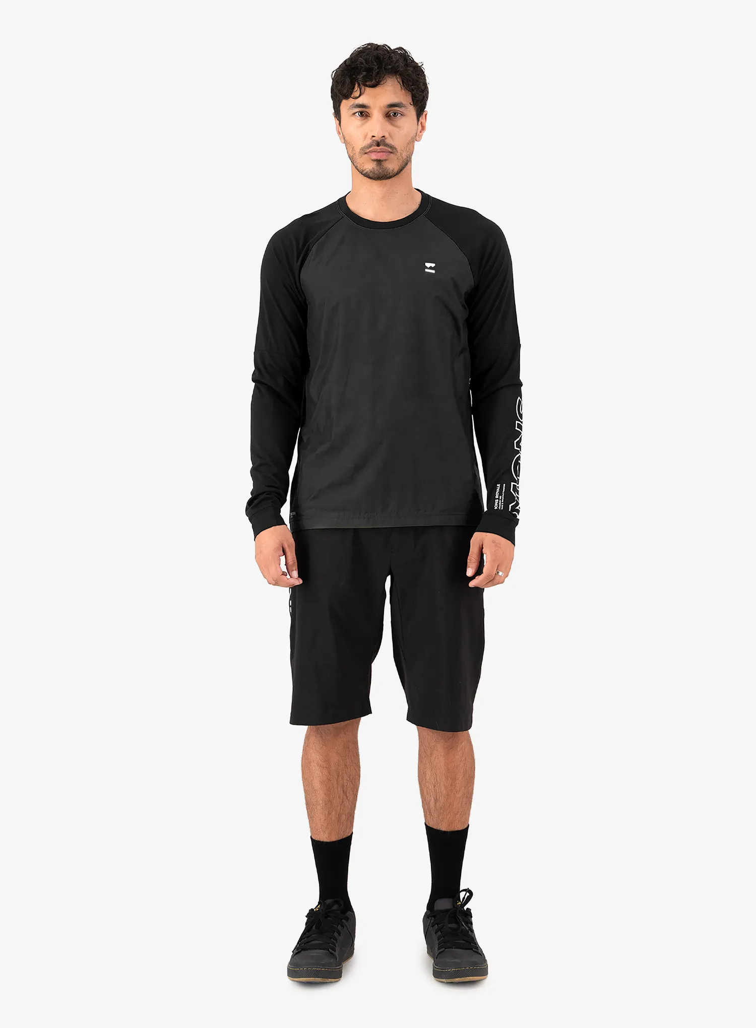 Kolesarska jopa Mons Royale Tarn Merino Bike Wind Jersey - black