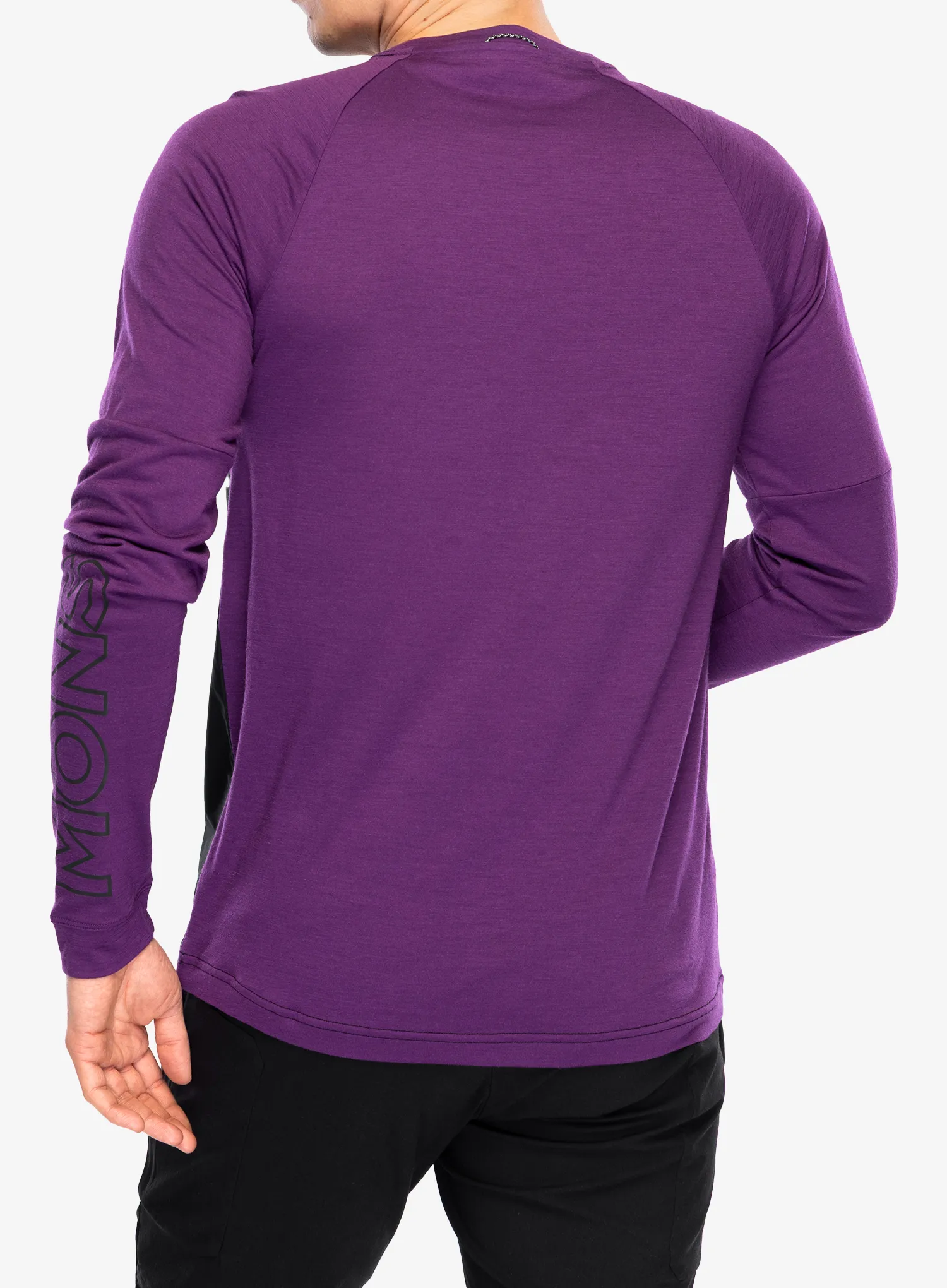 Kolesarska jopa Mons Royale Tarn Merino Bike Wind Jersey - black/boysenberry