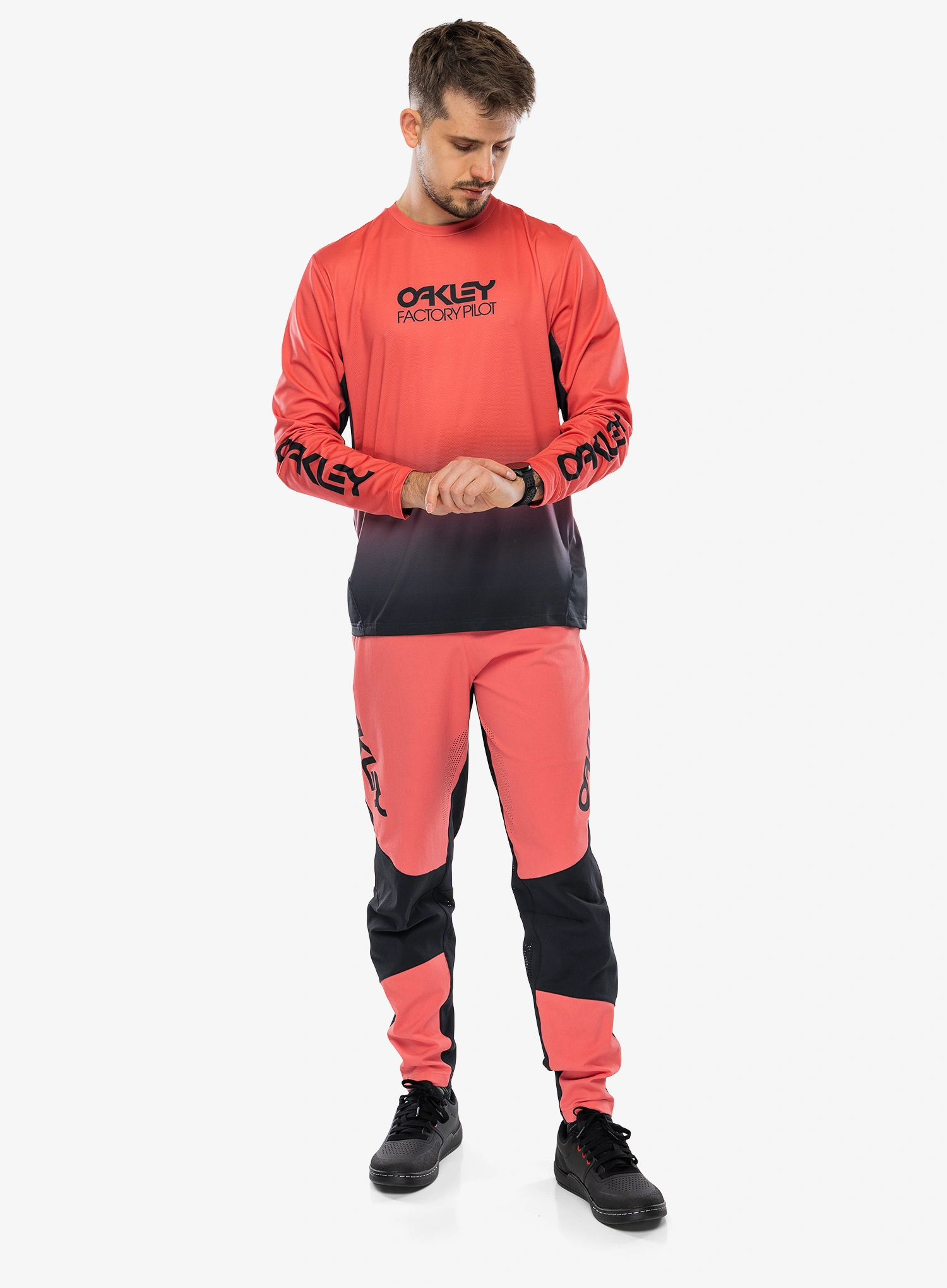 Kolesarska jopa Oakley Maven Coast LS Jersey 2.0 - gradient paloma/black