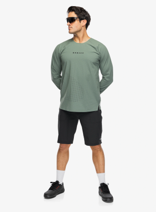 Kolesarska jopa Oakley Seeker Whip LS Jersey - aviator green
