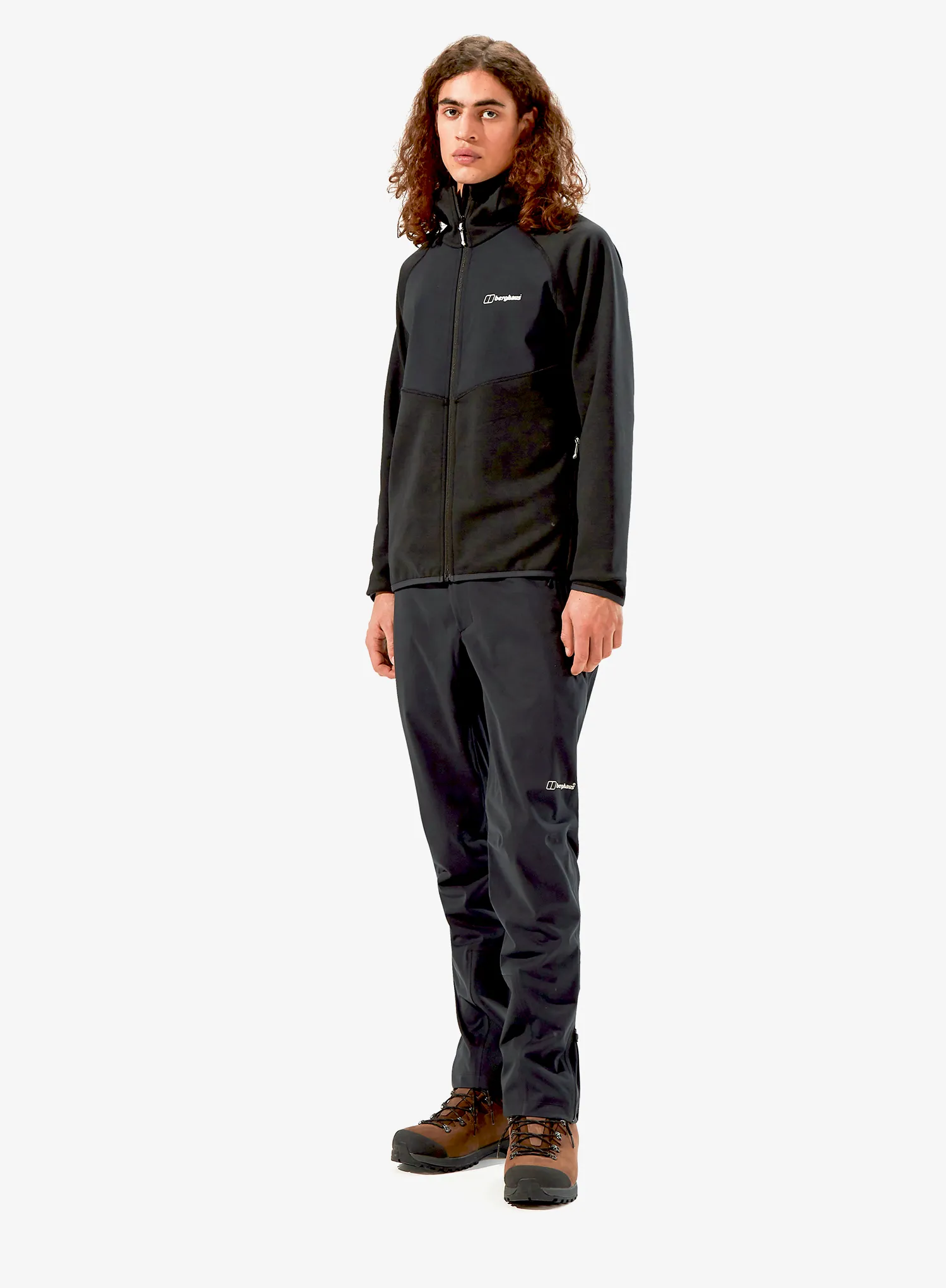 Jopica na zadrgo Berghaus Trawden Jacket - black/black