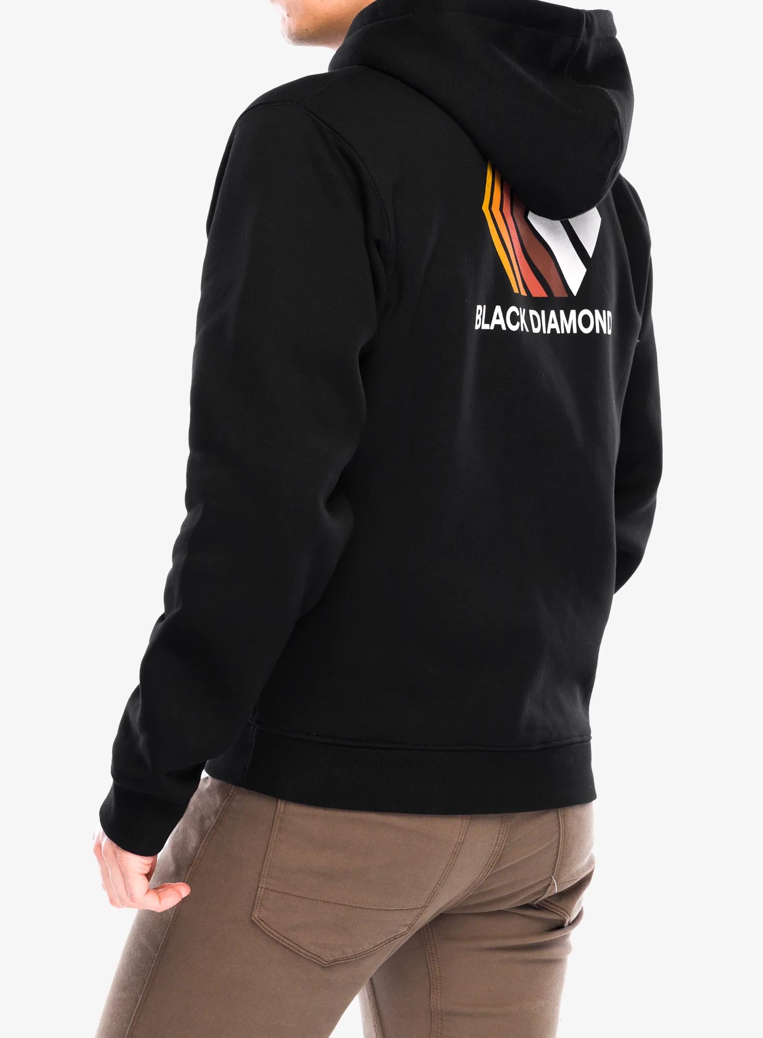 Jopica na zadrgo Black Diamond Faded Full Zip Hoody - black