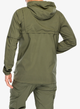Jopica na zadrgo Columbia Skien Valley Hooded LS Shirt - stone green