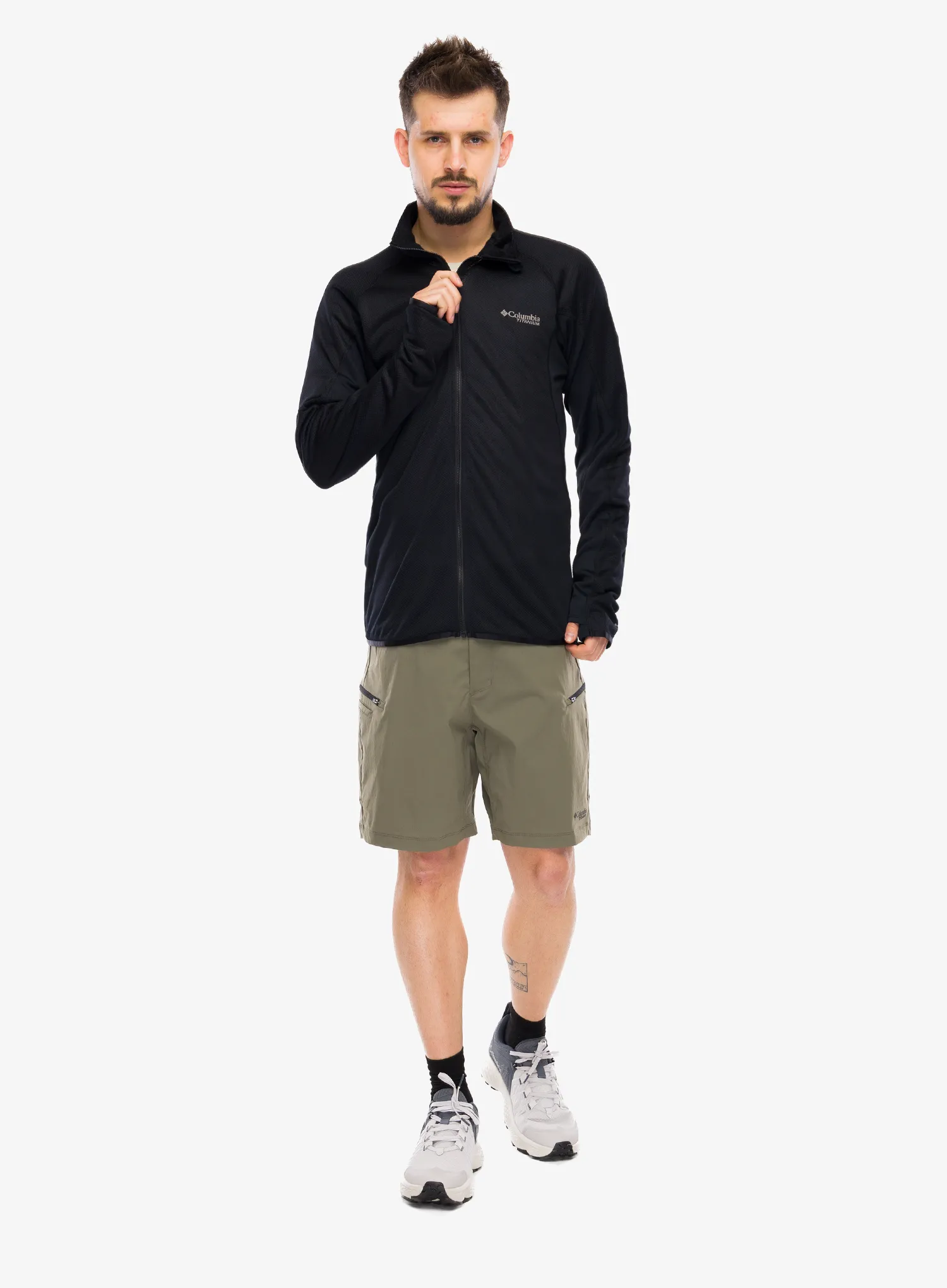 Jopica na zadrgo Columbia Summit Step Full Zip - black