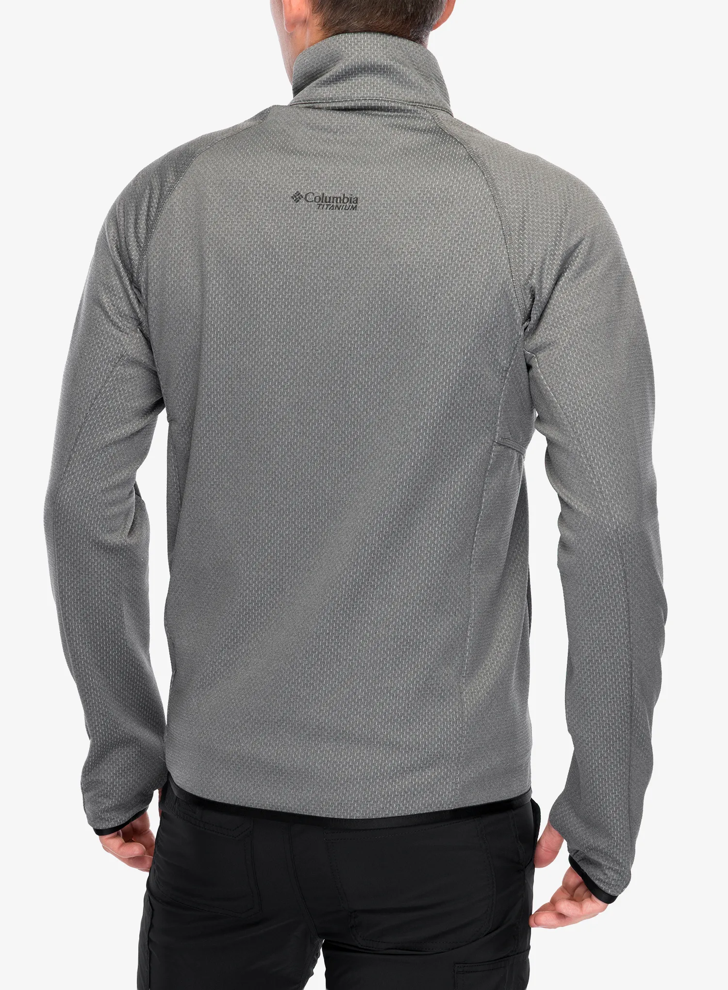 Jopica na zadrgo Columbia Triple Canyon Grid Fleece Full Zip II - city grey