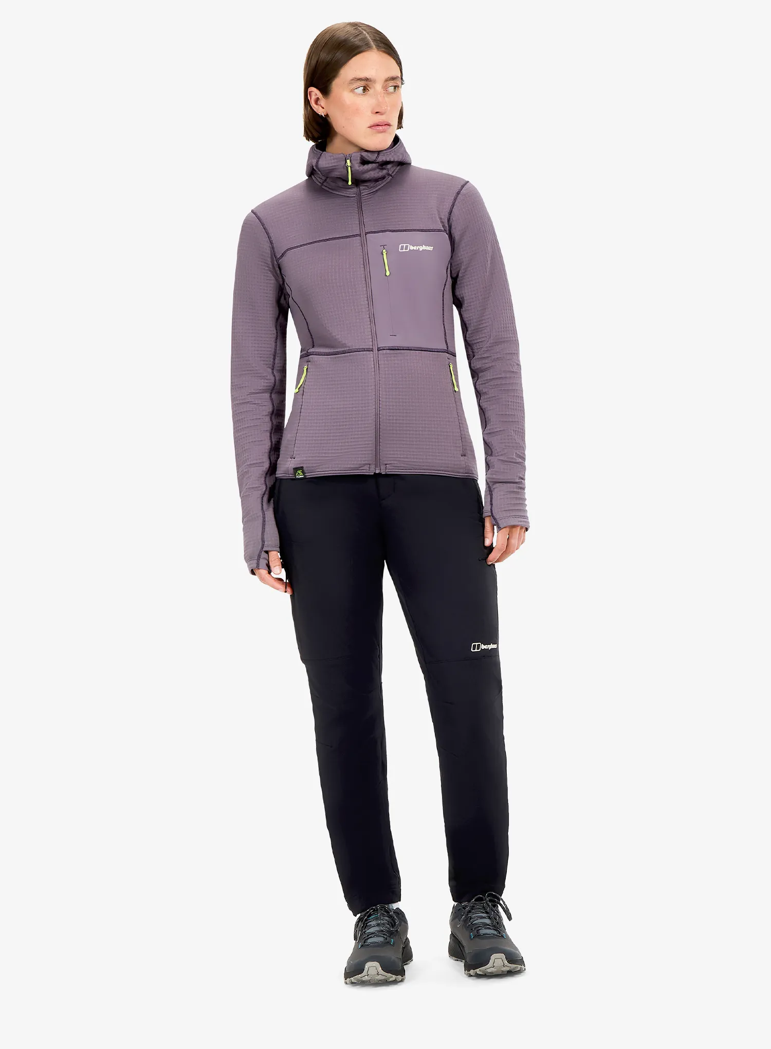 Ženska jopica z zadrgo Berghaus Ridge-Hiker Hoody - purple planet