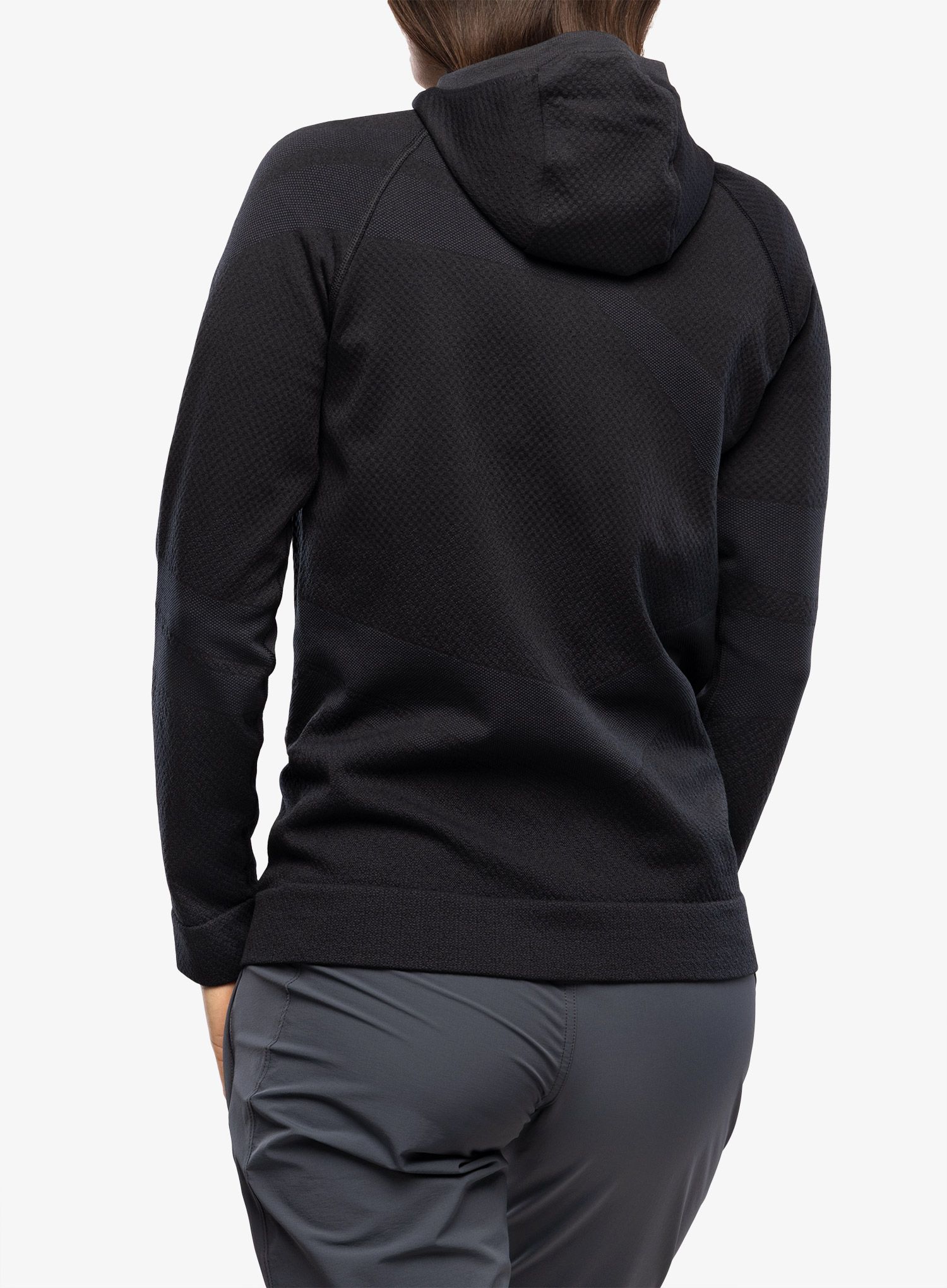 Ženska jopica z zadrgo Brubeck Thermo Wool by Pustelnik - black