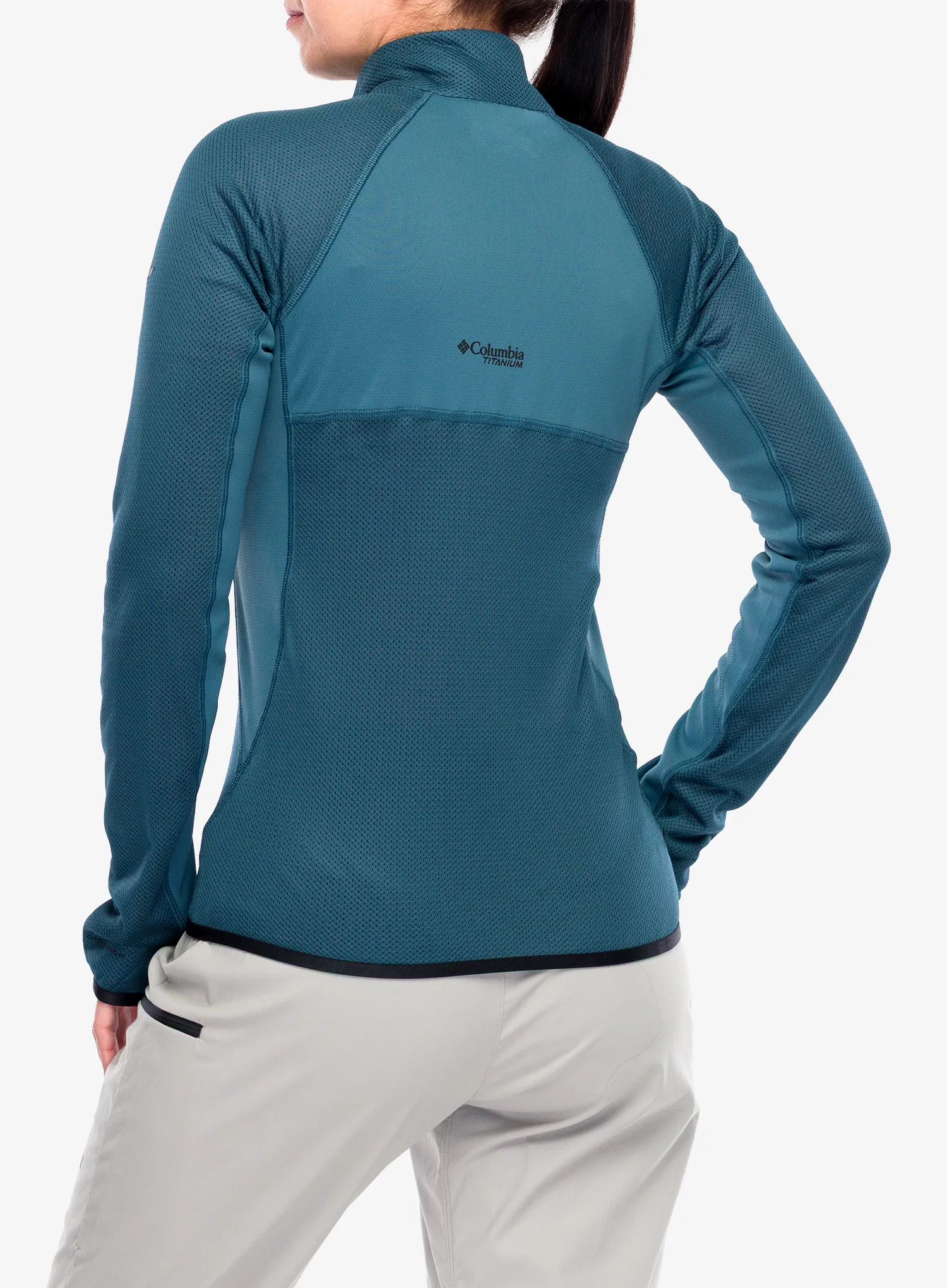 Ženska jopica z zadrgo Columbia Summit Step Full Zip - everblue