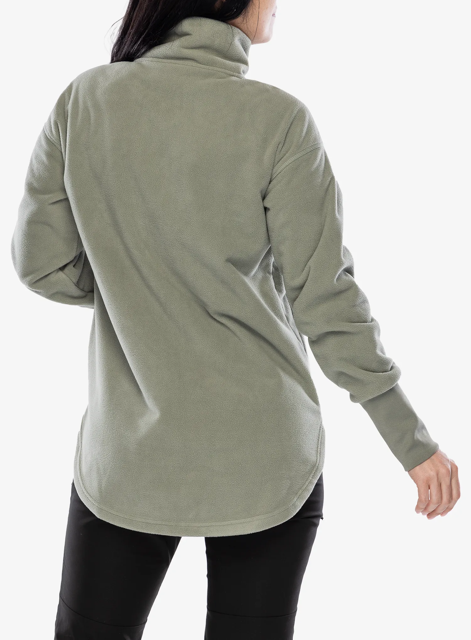 Ženska jopica z zadrgo Didriksons Ronja Fullzip - wilted leaf