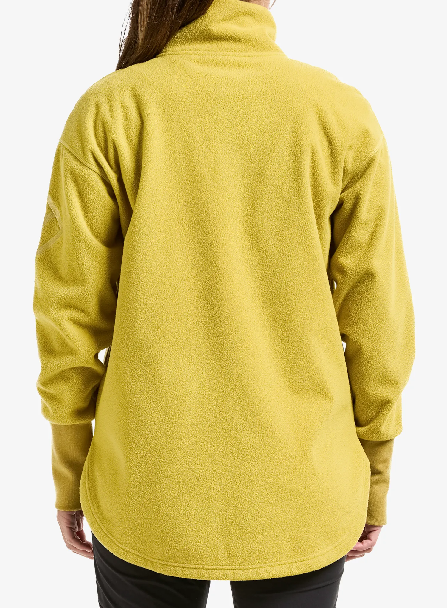 Ženska jopica z zadrgo Didriksons Ronja Fullzip - yellow pollen