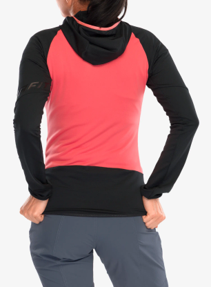 Ženska jopica z zadrgo Dynafit Transalper Light PTC Hoody - black out cabana