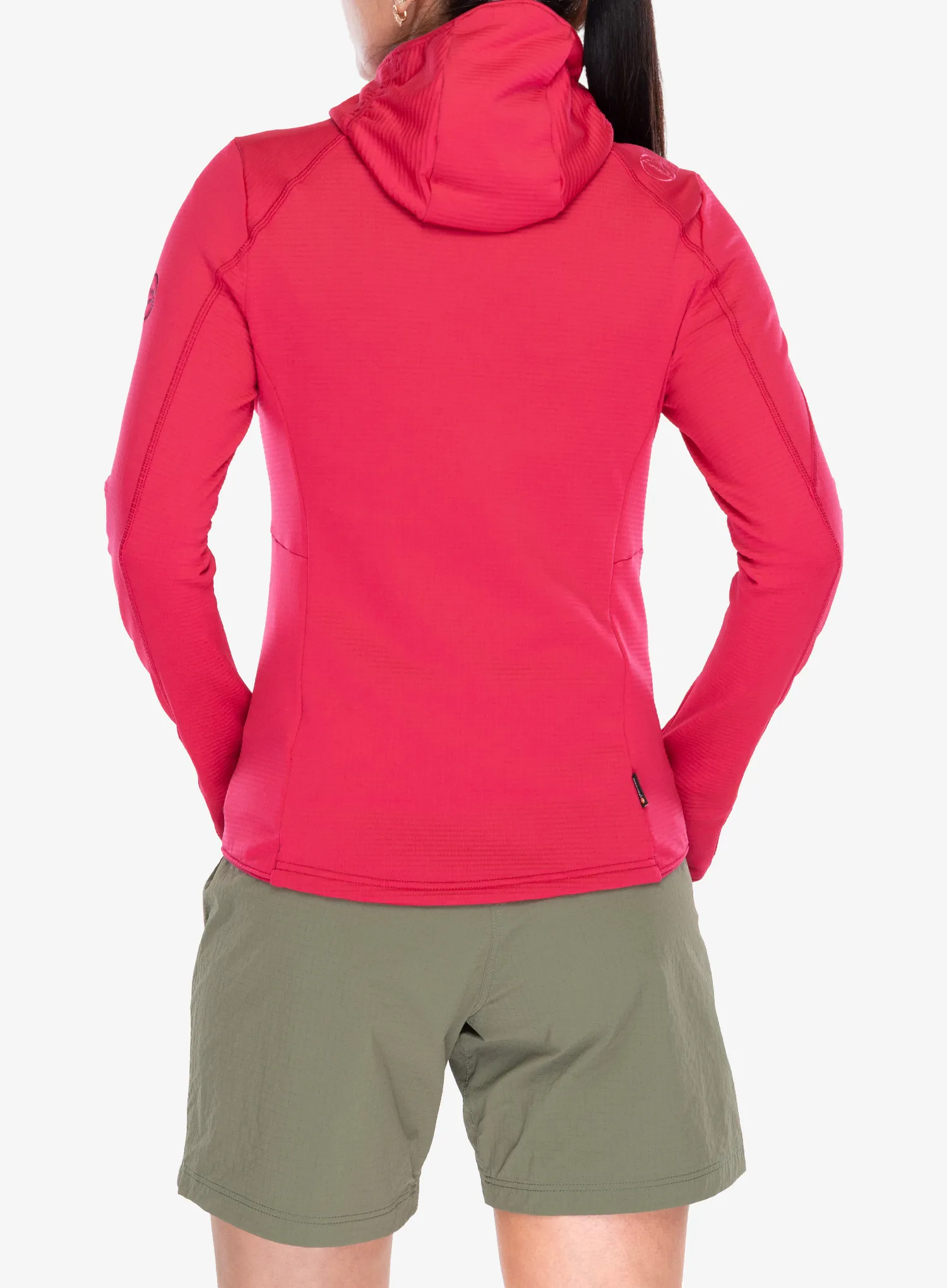 Ženska jopica z zadrgo La Sportiva Chill Thermal Hoody - azalea/redwood
