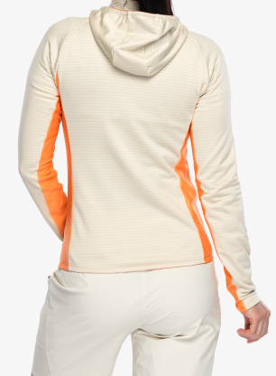 Ženska jopica z zadrgo Montura Dolomiti Hooded Maglia - shell/melon