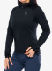 Ženska jopica z zadrgo Montura Fadis Grid Hooded Maglia - black/black
