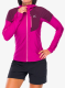 Ženska jopica z zadrgo Montura Spitze Hooded Maglia - baton rouge/wine red