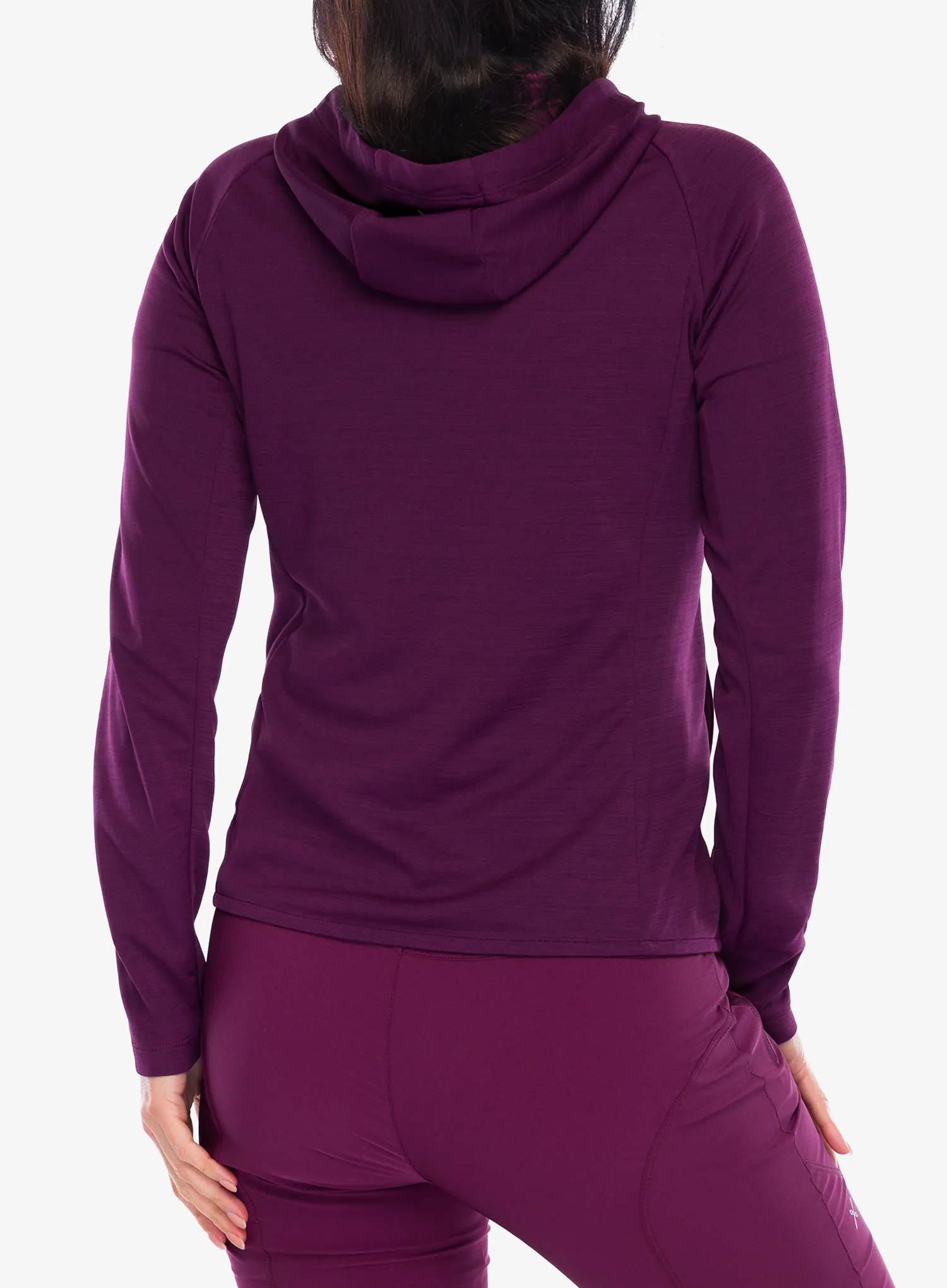 Ženska jopica z zadrgo Montura Timeless Maglia - wine red