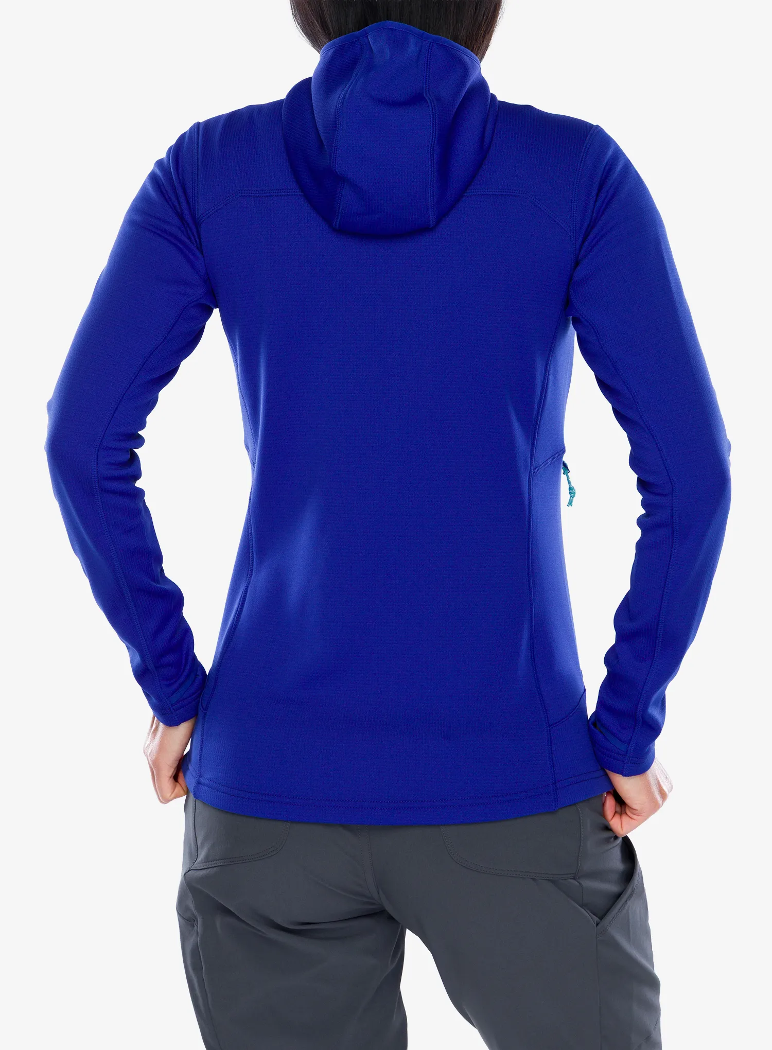 Ženska jopica z zadrgo Mountain Equipment Durian Hooded Jacket - clematis