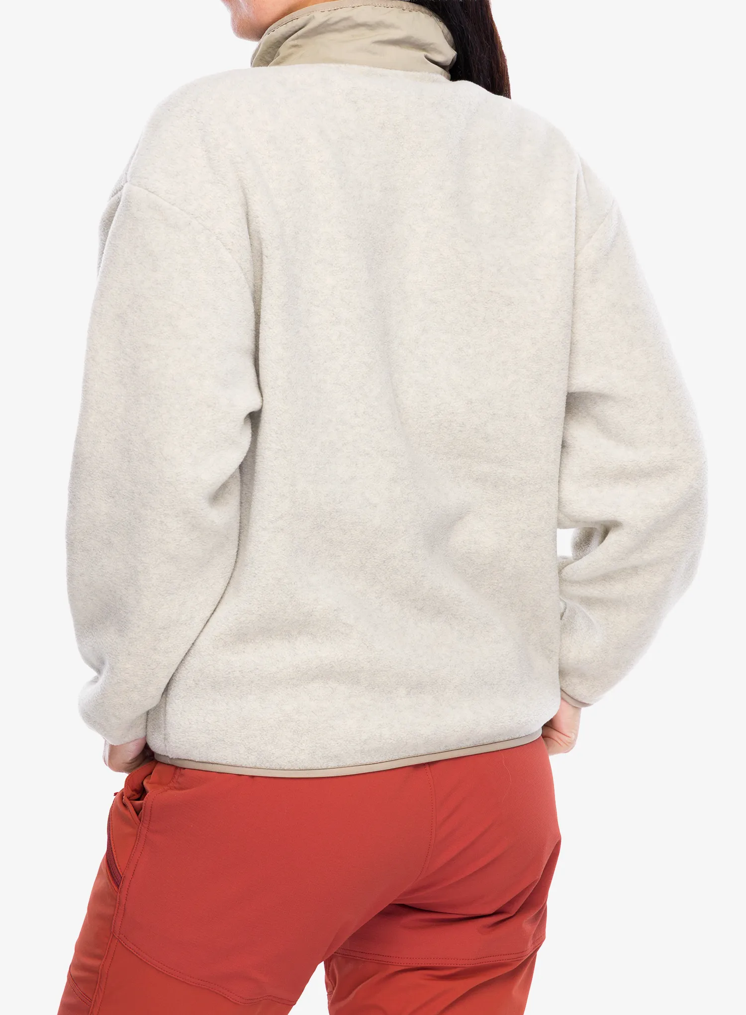 Ženska jopica z zadrgo Patagonia Synch Jkt - oatmeal heather/seabird grey
