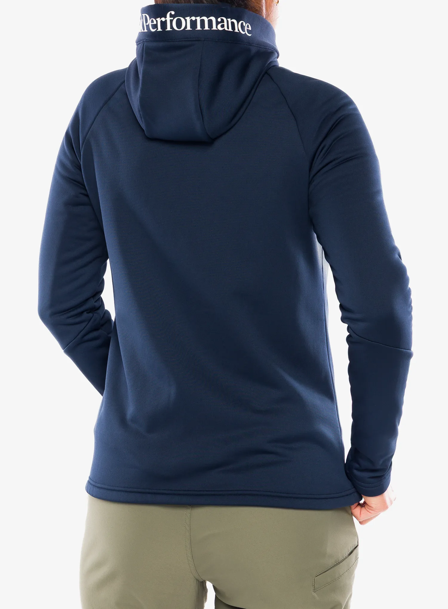 Ženska jopica z zadrgo Peak Performance Rider Essentials Zip Hood - blue shadow/blue shadow