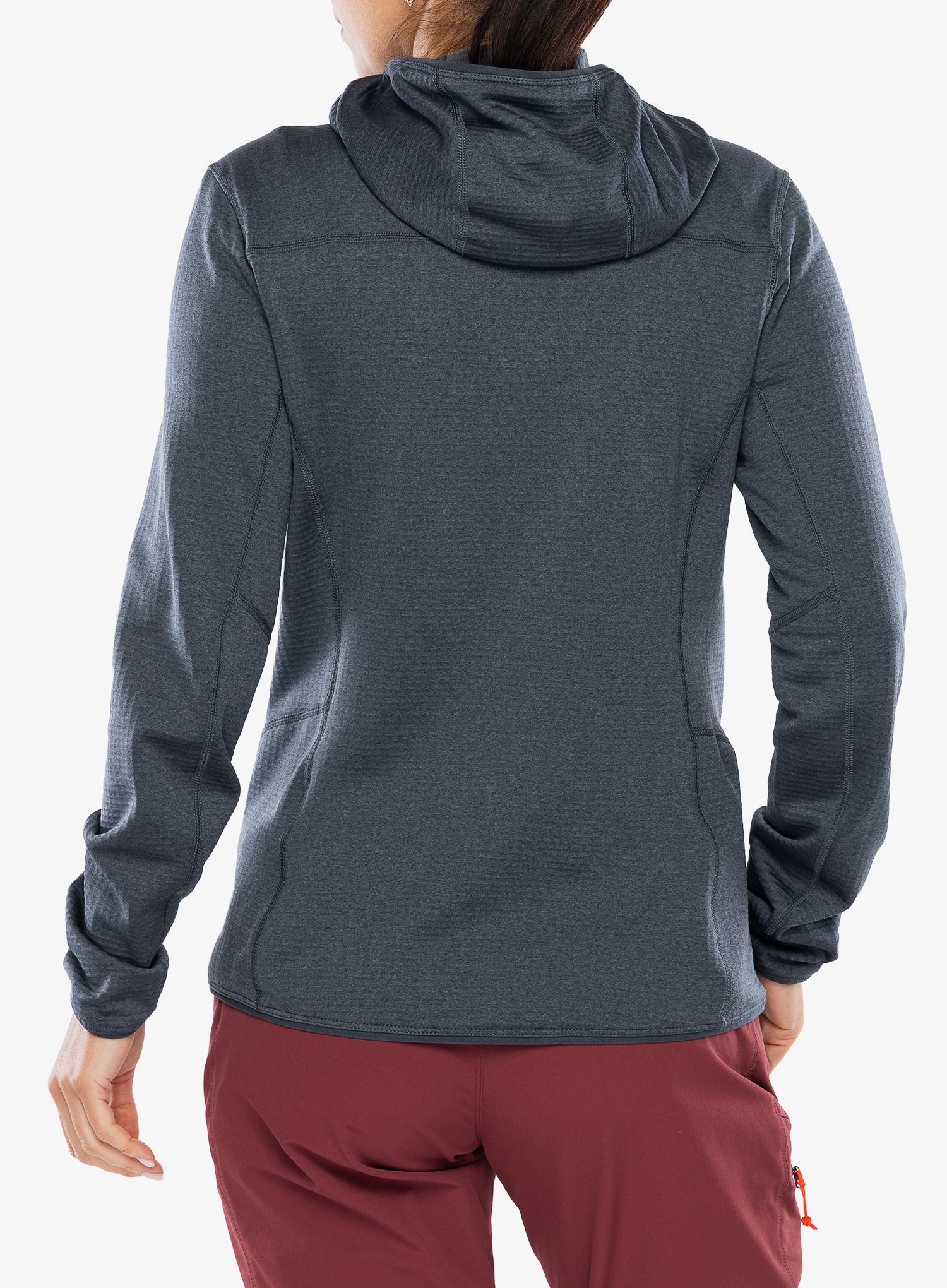 Ženska jopica z zadrgo Rab Ascendor Hoody - steel