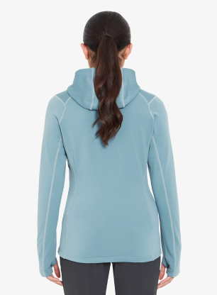 Ženska jopica z zadrgo Rab Superflux Hoody - citadel