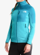 Ženska jopica z zadrgo The North Face Polartec Powergrid Stormgap Jacket - blue/deep teal