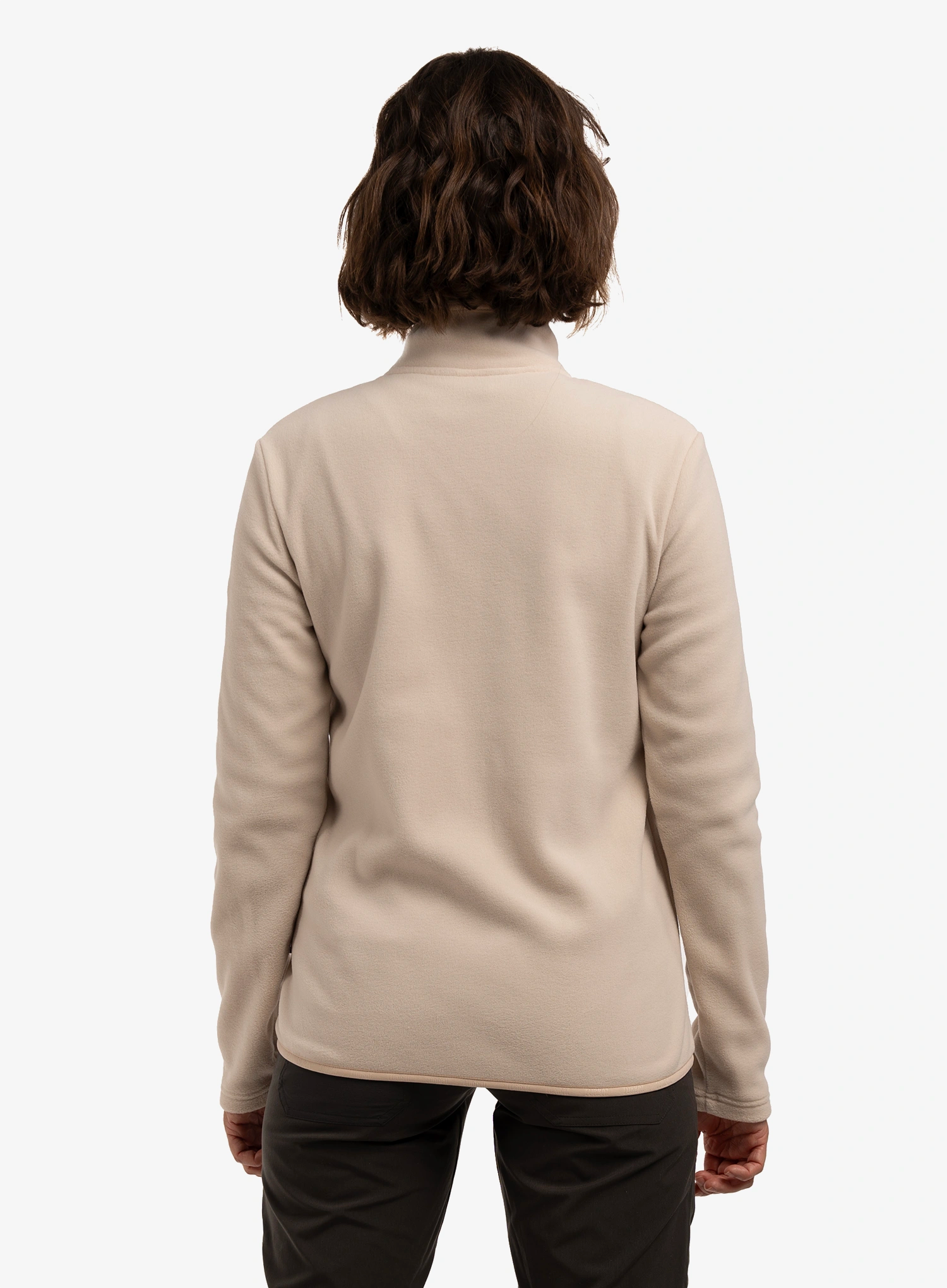 Ženska jopica z zadrgo Turbat Classic Fleece - fog beige