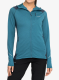 Ženska jopica z zadrgo Viking Birger Hoodie - blue/navy