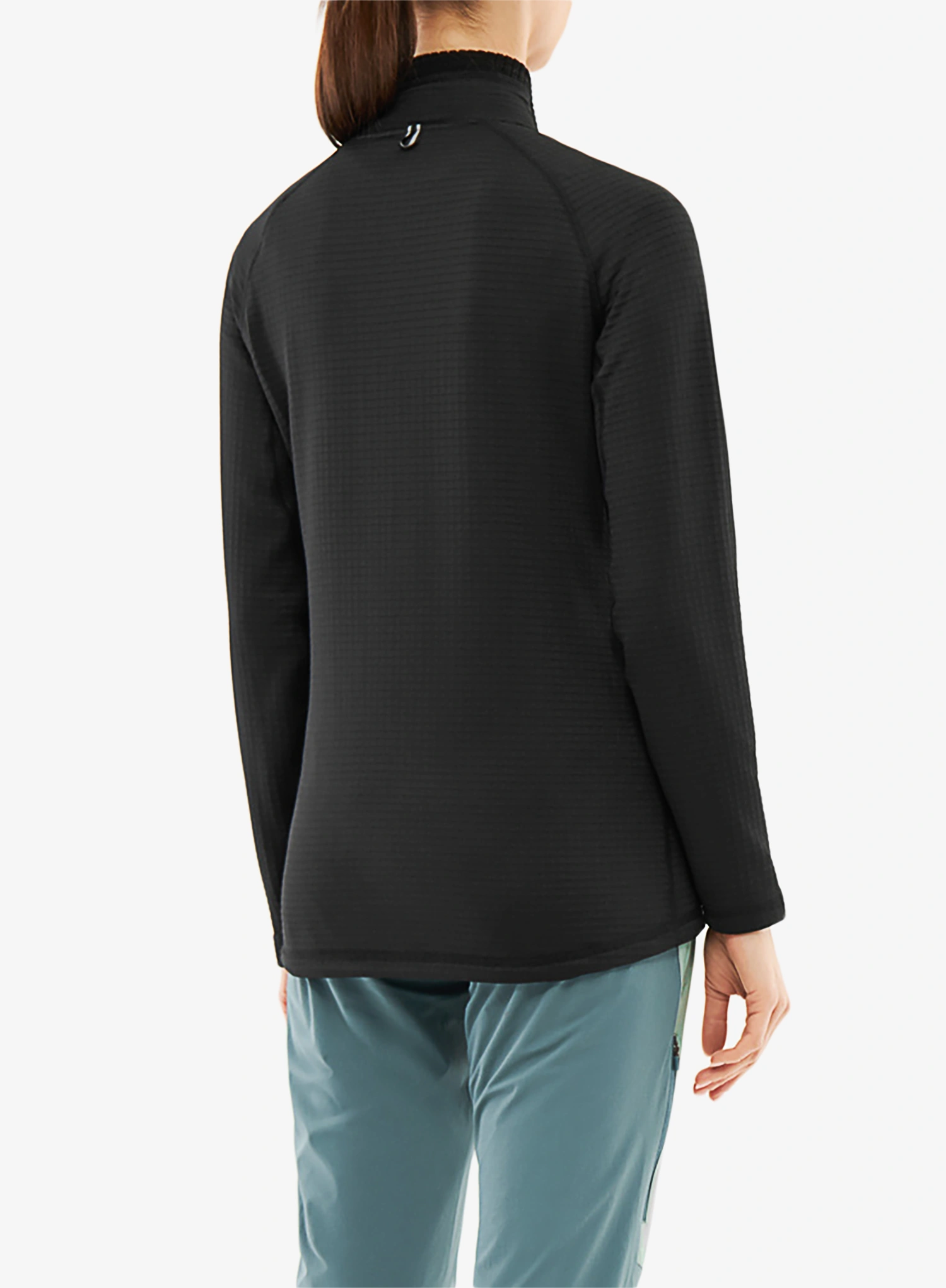 Ženska jopica z zadrgo Viking Midlayer Admont Full Zip - black