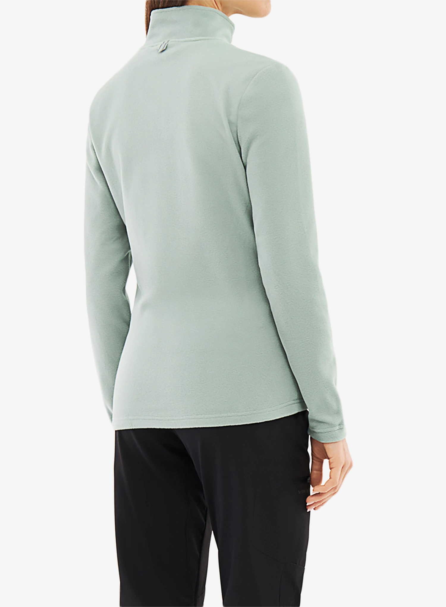Ženska jopica z zadrgo Viking Midlayer Fleece Tesero Polartec - green