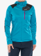 Ženska jopica z zadrgo Viking Yosemite Hoodie - turquise/fuchsia