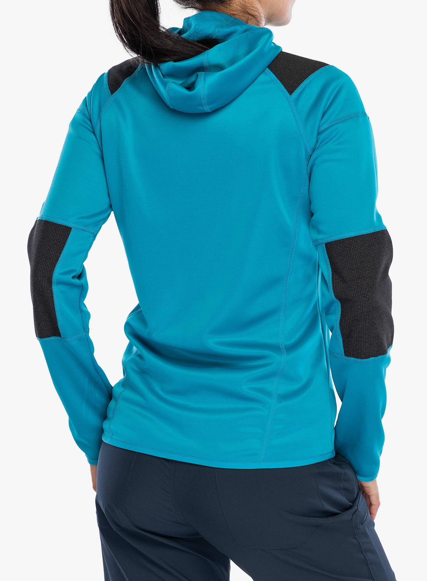 Ženska jopica z zadrgo Viking Yosemite Hoodie - turquise/fuchsia