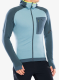 Jopica na zadrgo Dynafit Radical Polartec Hooded Jacket - smoke blue