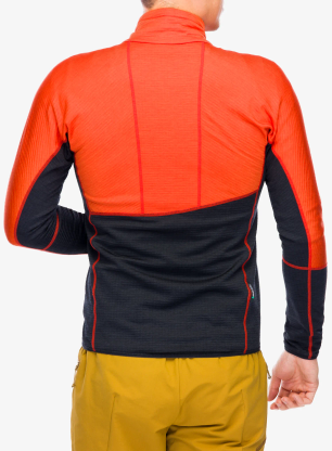 Jopica na zadrgo Hannah Niro - spicy orange/anthracite mel