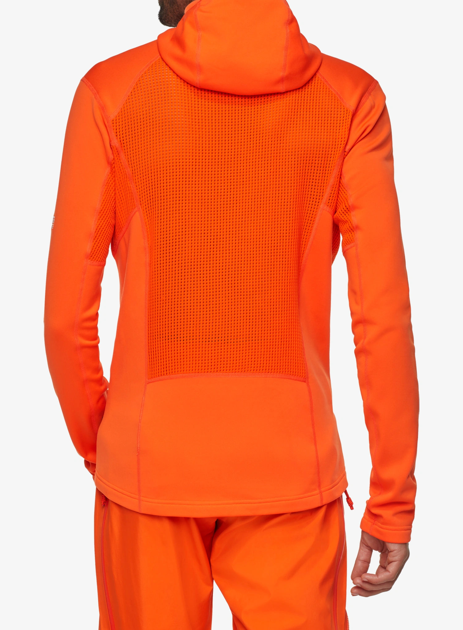 Jopica na zadrgo Mammut Eiger Nordwand Advanced ML Hooded Jacket - eiger orange