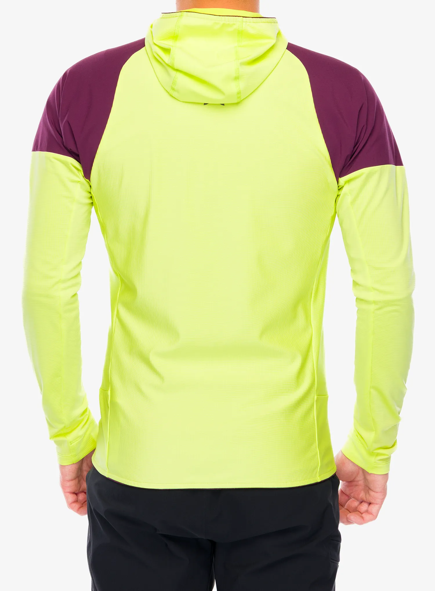 Jopica na zadrgo Montura Spitze Maglia - sunny lime/wine red