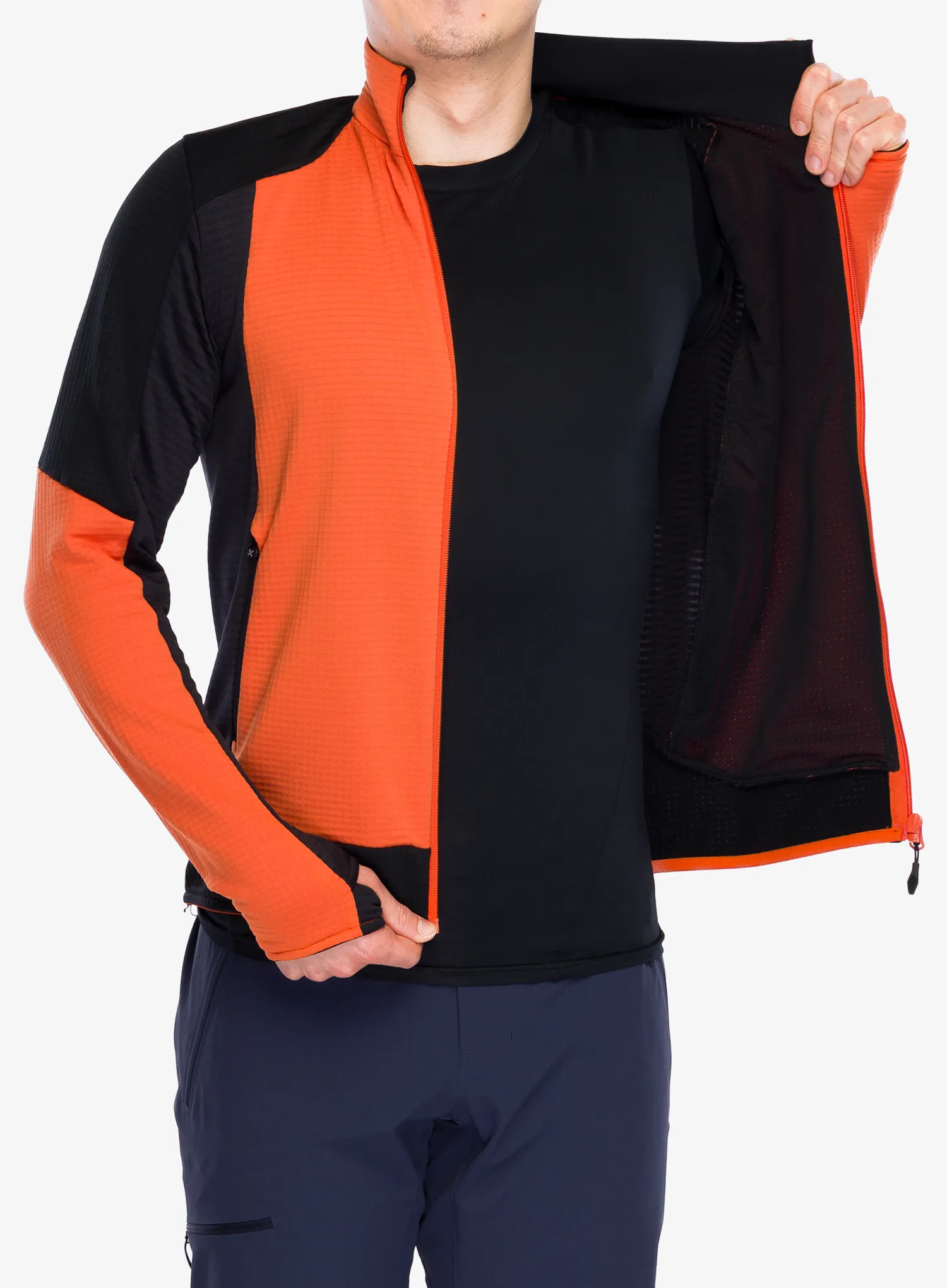Jopica na zadrgo Montura Stretch Color Maglia - orange/orange