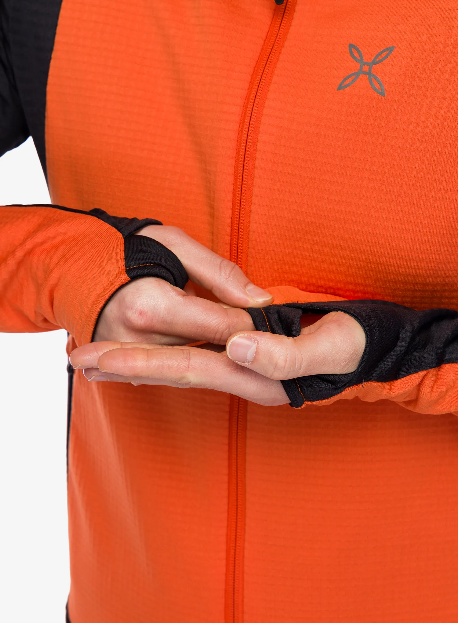Jopica na zadrgo Montura Stretch Color Maglia - orange/orange