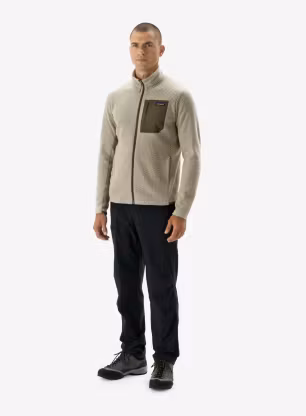 Jopica na zadrgo Patagonia R1 Air Jacket - pelican