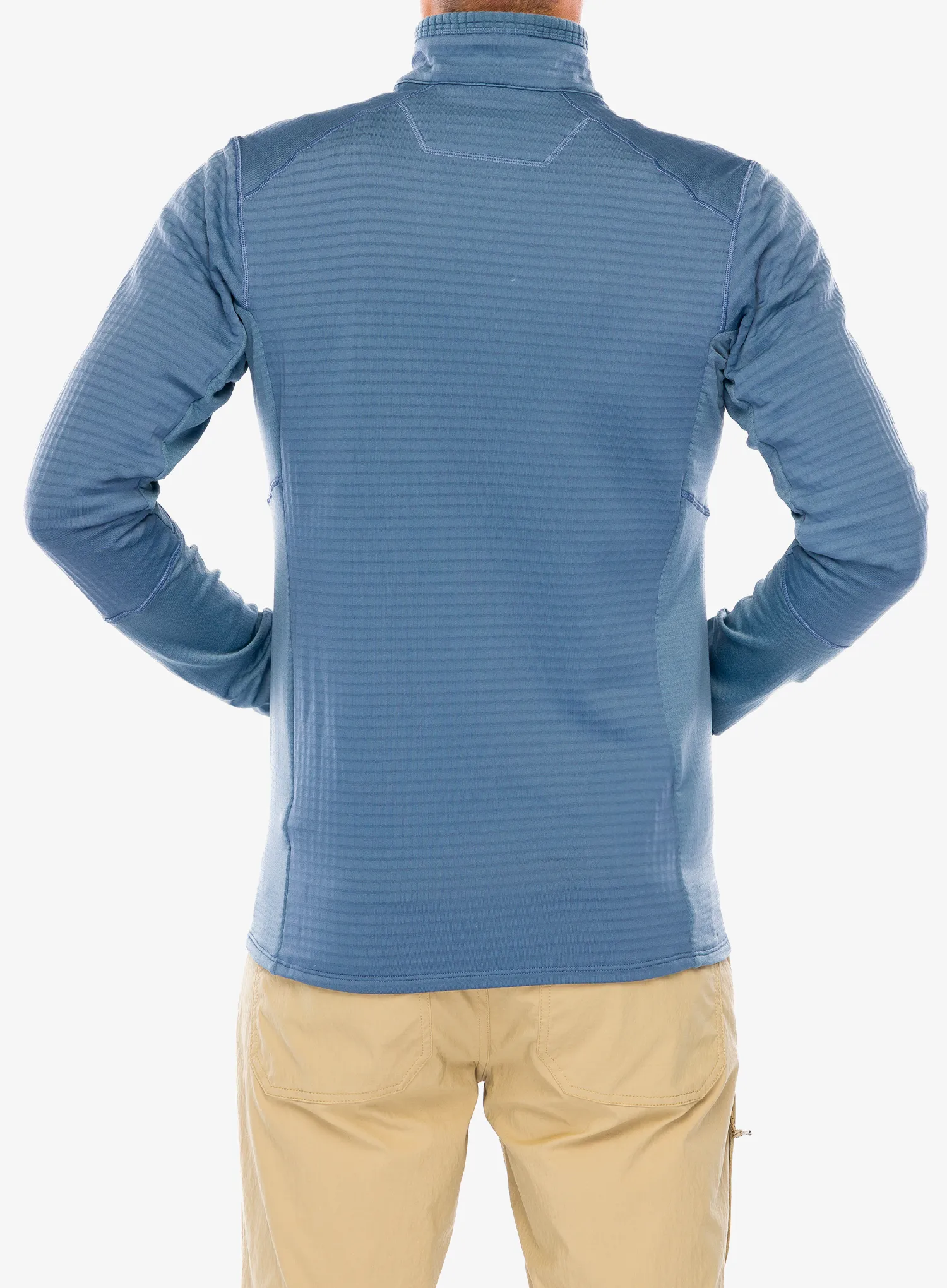 Jopica na zadrgo Patagonia R1 Hybrid Jacket - utility blue
