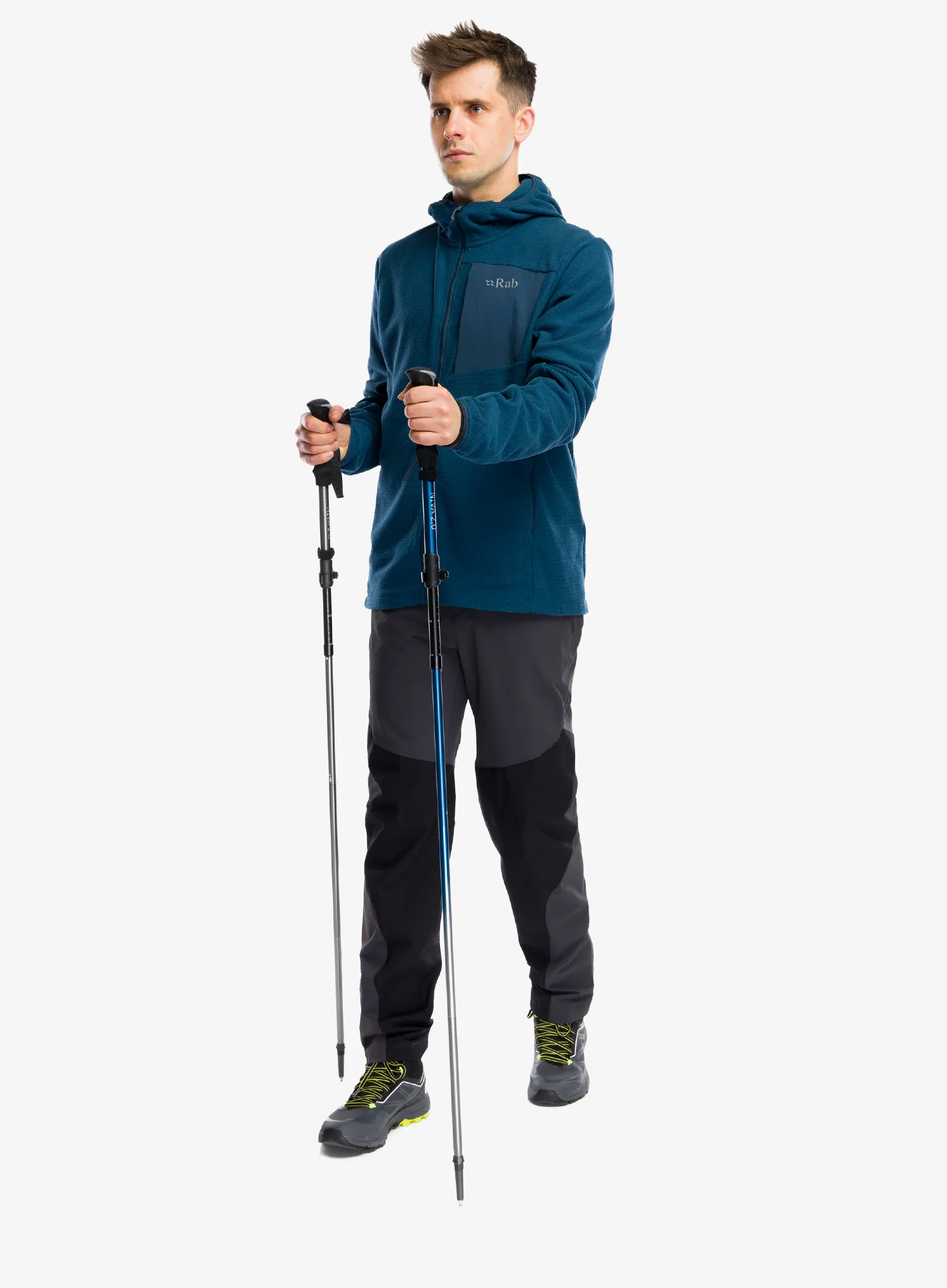 Jopica na zadrgo Rab Tecton Hoody - tempest blue
