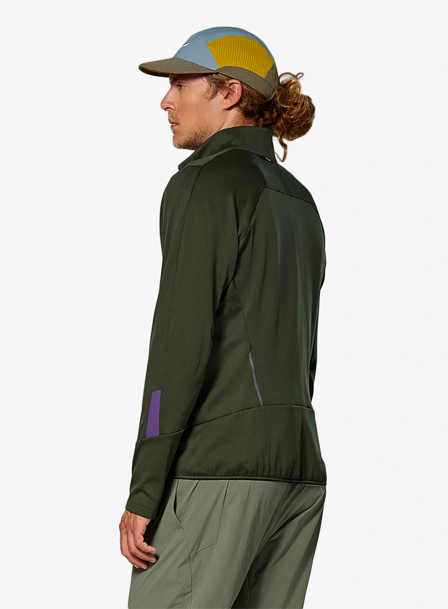 Jopica na zadrgo Salewa Pedroc PL 3 Jacket - dark olive
