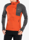 Jopica na zadrgo Viking Birger Hoodie - orange/grey