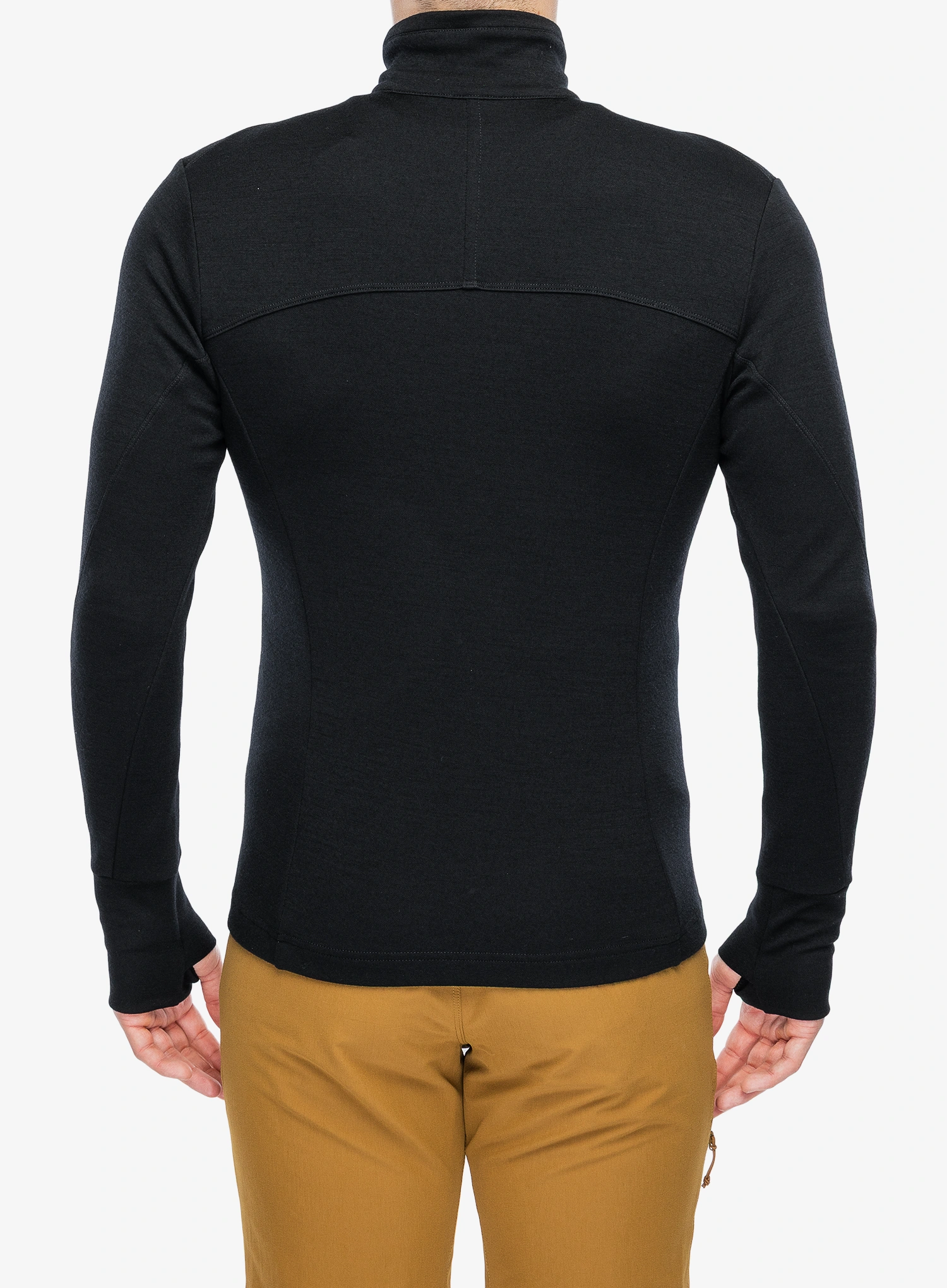 Jopica Sensor Merino Upper Fleece Full Zip - black