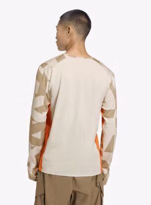 Termo flis jopa adidas TERREX Multi Synthetic Base Layer Long Sleeve - wonder alumina/blanch cargo