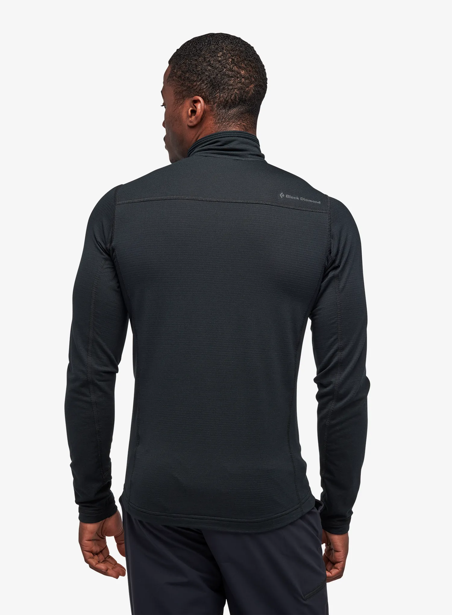 Termo flis jopa Black Diamond Coefficient LT Quarter Zip Pullover - black