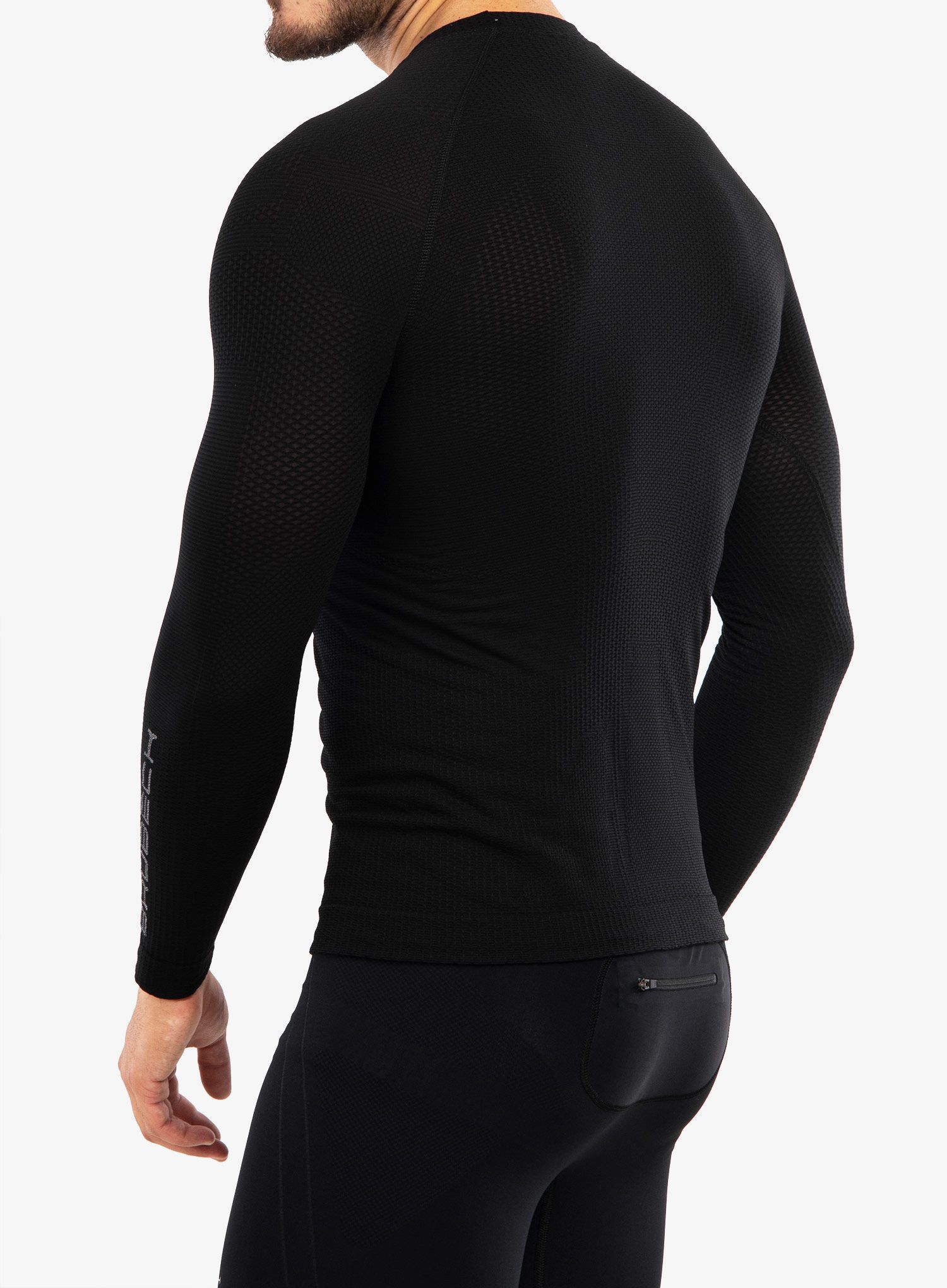 Termo flis jopa Brubeck 3D Run PRO LS Shirt - black