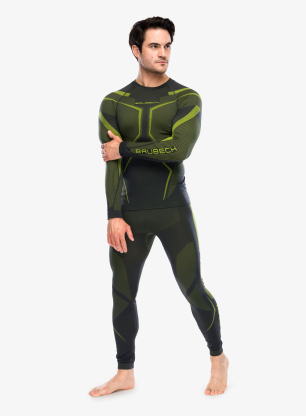 Termo flis jopa Brubeck Dry LS - graphite/lime